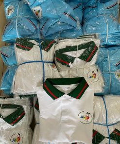 Áo thun cổ trụ logo Năm Thánh