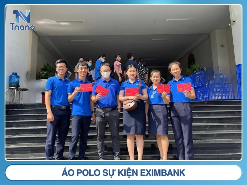 Đồng phục Eximbank: Mẫu đẹp 2026 may nhanh GIÁ SỈ Áo polo sự kiện Eximbank