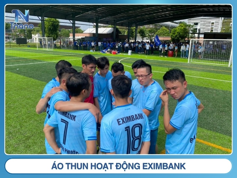 Đồng phục Eximbank: Mẫu đẹp 2026 may nhanh GIÁ SỈ Áo thun hoạt động Eximbank