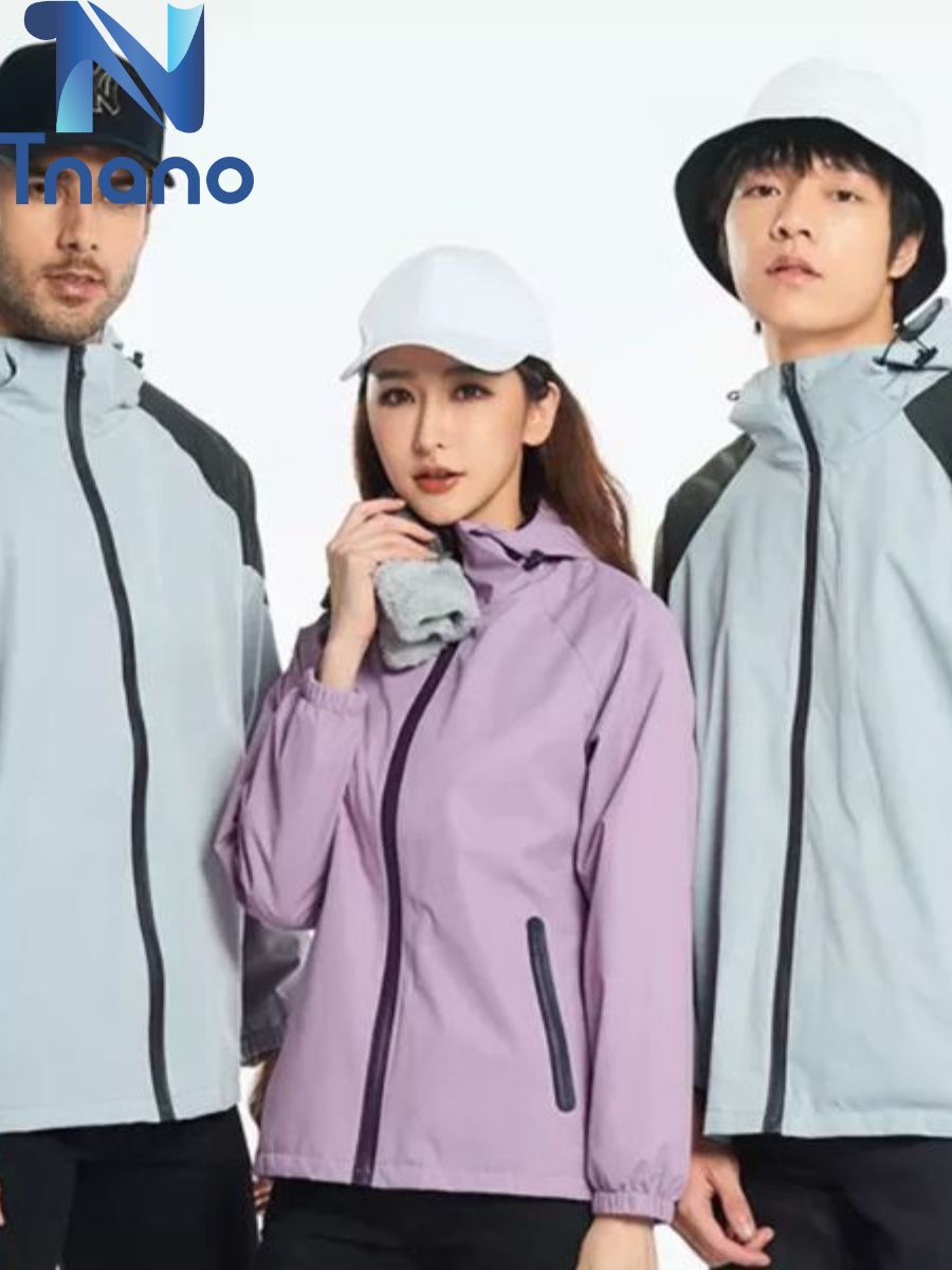 Mẫu áo khoác nhóm thiết kế trẻ trung, cá tính, phù hợp cho team đi chơi hoặc hoạt động ngoại khóa