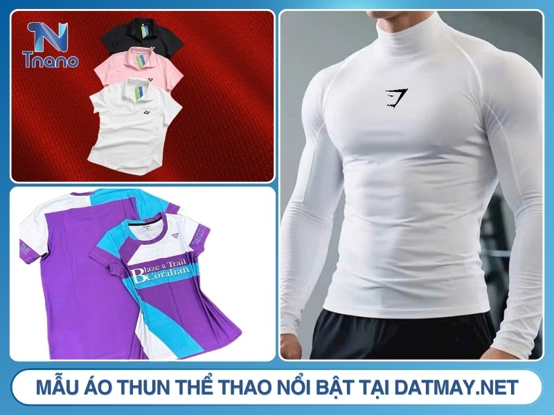 Những mẫu áo thun thể thao nam nữ nổi bật tại Datmay.net