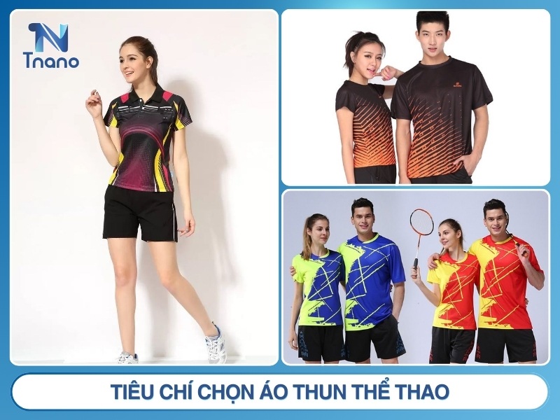 Hướng dẫn cách chọn áo thun thể thao PHÙ HỢP tieu chi chon ao thun the thao ma ban can biet