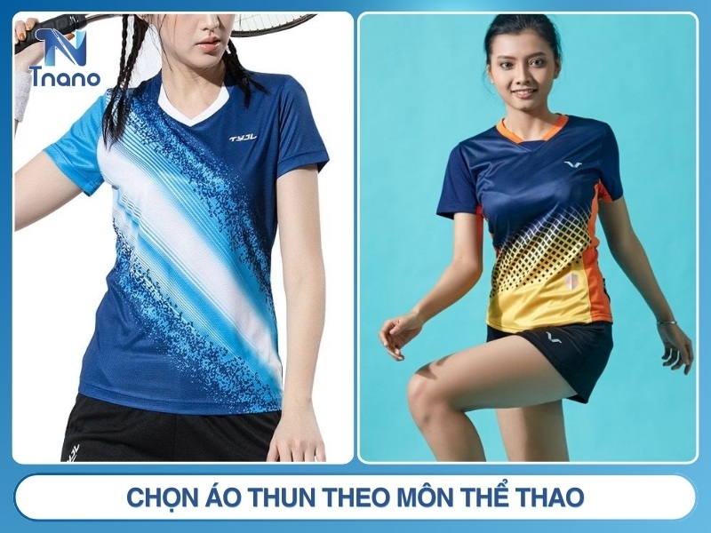 Hướng dẫn cách chọn áo thun thể thao PHÙ HỢP chọn áo thun theo môn thể thao