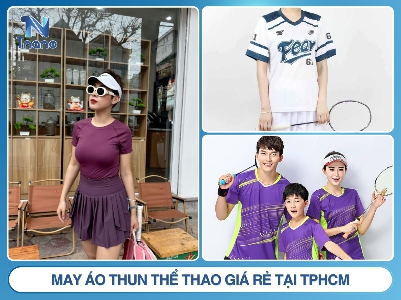 Hướng dẫn cách chọn áo thun thể thao PHÙ HỢP Xưởng may áo thun thể thao theo yêu cầu giá rẻ tại TPHCM