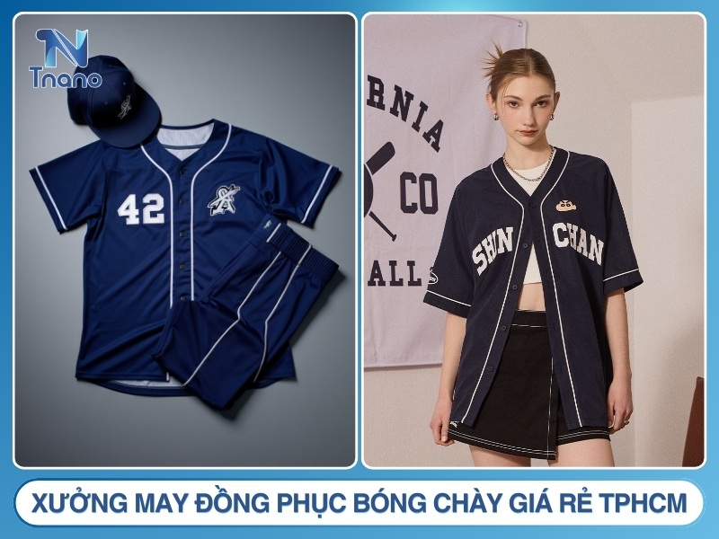 Xưởng may đồng phục bóng chày theo yêu cầu giá rẻ tại TPHCM