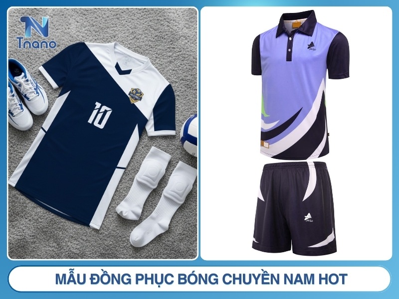 mẫu đồng phục bóng chuyền nam nữ được ưa chuộng hiện nay