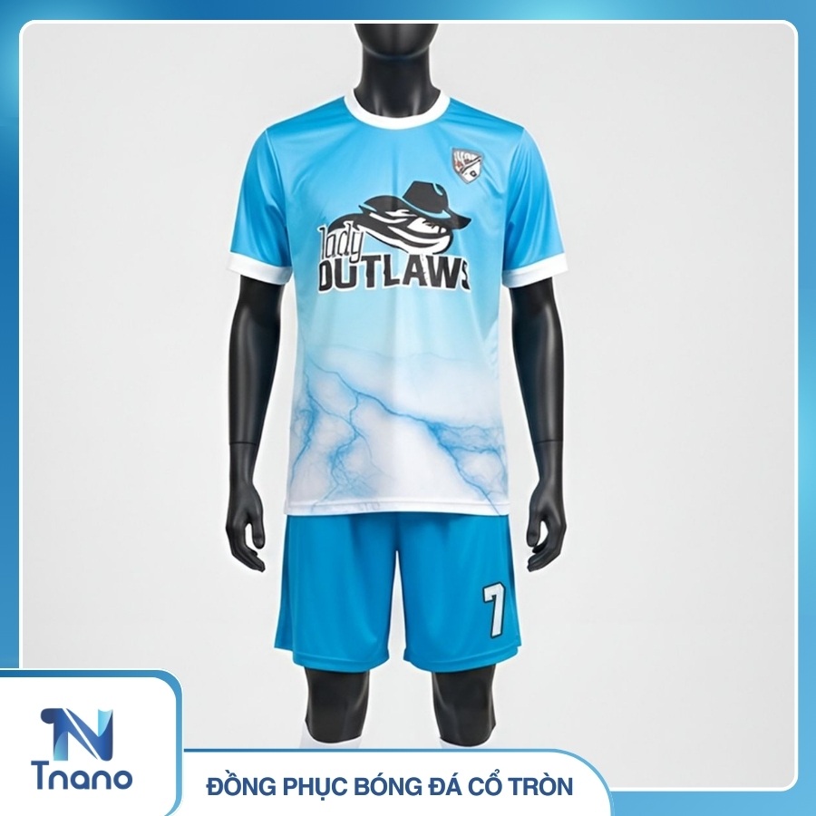 Đồng phục bóng đá cổ tròn cơ bản