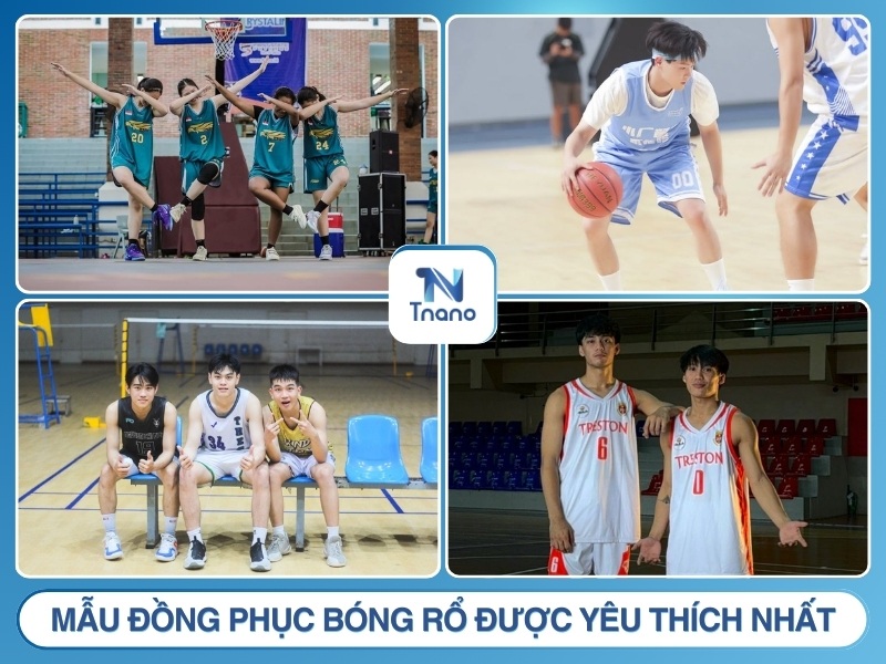 mẫu đồng phục bóng rổ được yêu thích nhất