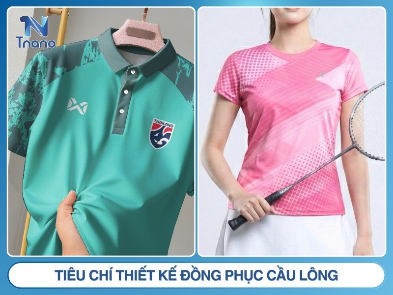 tieu chi thiet ke dong phuc cau long