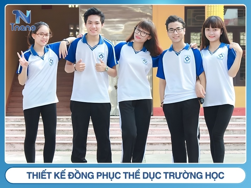 Quy cách thiết kế đồng phục thể dục trường học