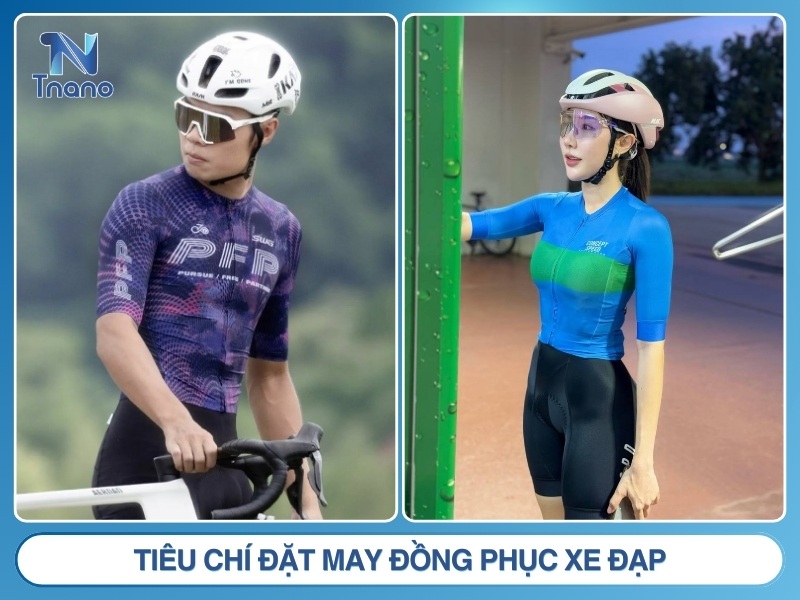 tiêu chí quan trọng khi đặt may đồng phục xe đạp