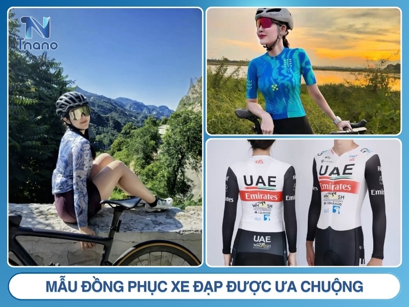 mẫu đồng phục xe đạp được ưa chuộng