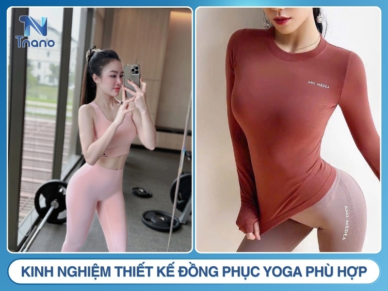 kinh nghiệm thiết kế đồng phục yoga phù hợp