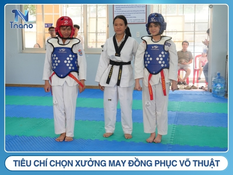 tiêu chí chọn xưởng may đồng phục võ thuật uy tín