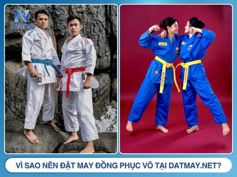 Vì sao nên đặt may đồng phục võ tại Datmay.net?