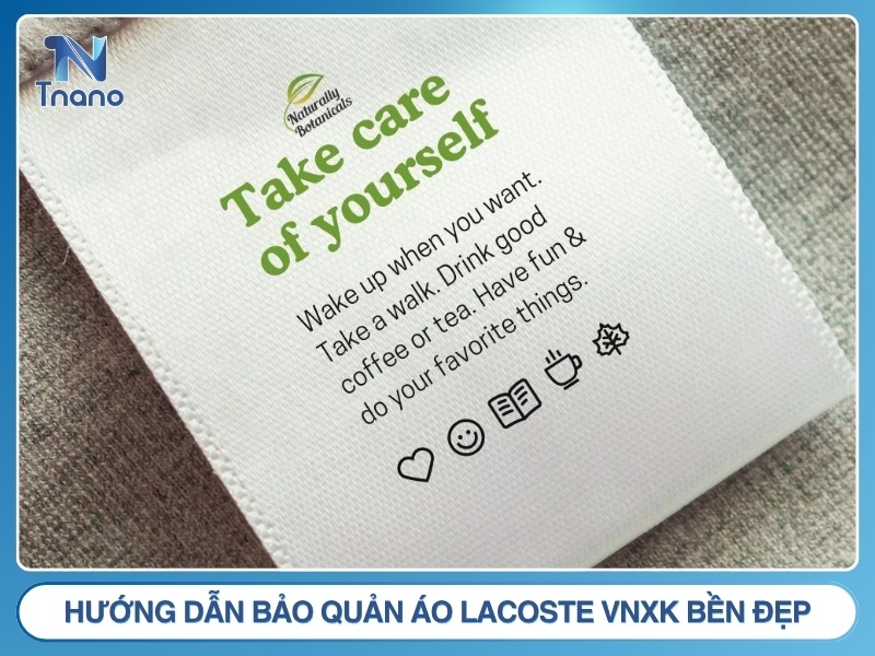 Hướng dẫn bảo quản áo Lacoste VNXK bền đẹp