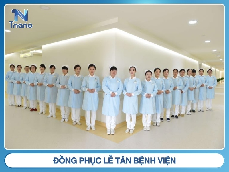 Đồng phục lễ tân bệnh viện