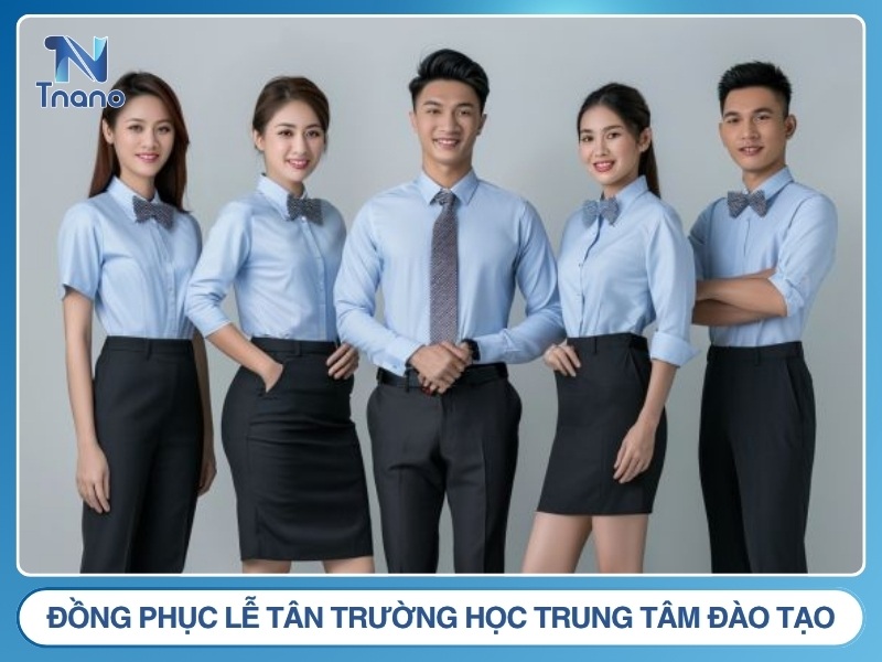 Đồng phục lễ tân trường học trung tâm đào tạo