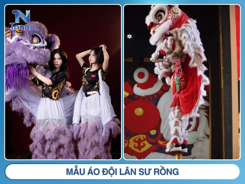 Mẫu áo đội lân sư rồng