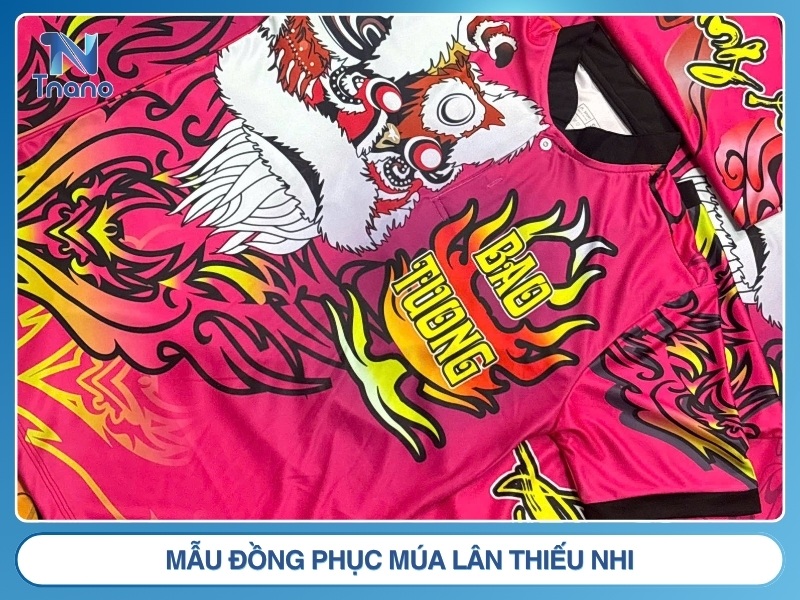 Mẫu đồng phục múa lân thiếu nhi