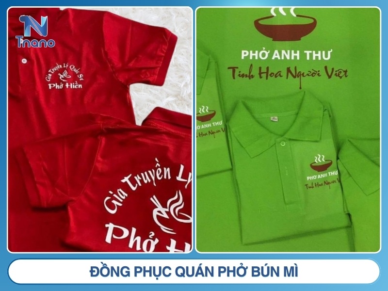 Đồng phục quán phở bún mì