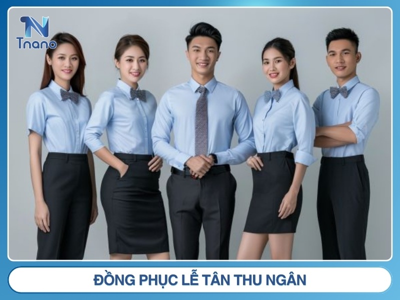 Đồng phục lễ tân thu ngân