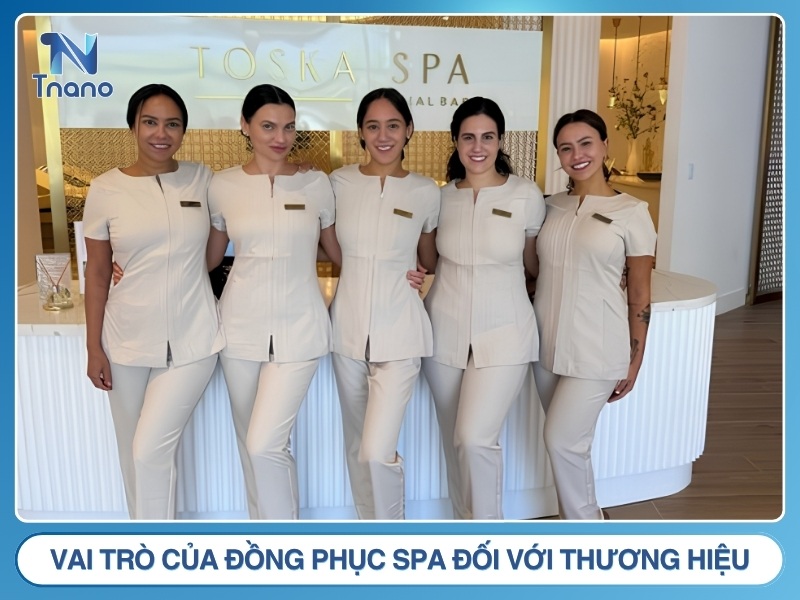 Vai trò của đồng phục spa đối với thương hiệu