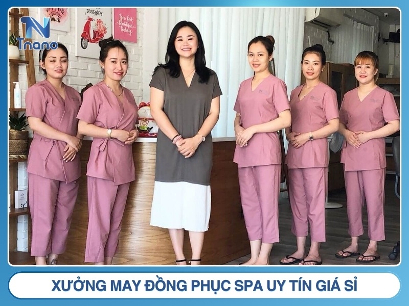 Xưởng may đồng phục spa uy tín giá sỉ tại TPHCM