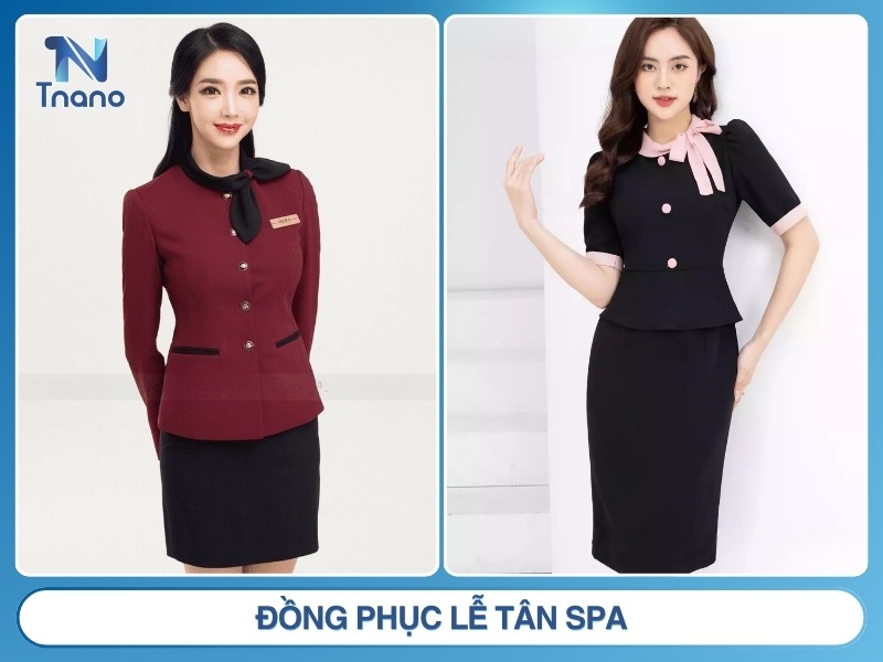 Đồng phục lễ tân spa