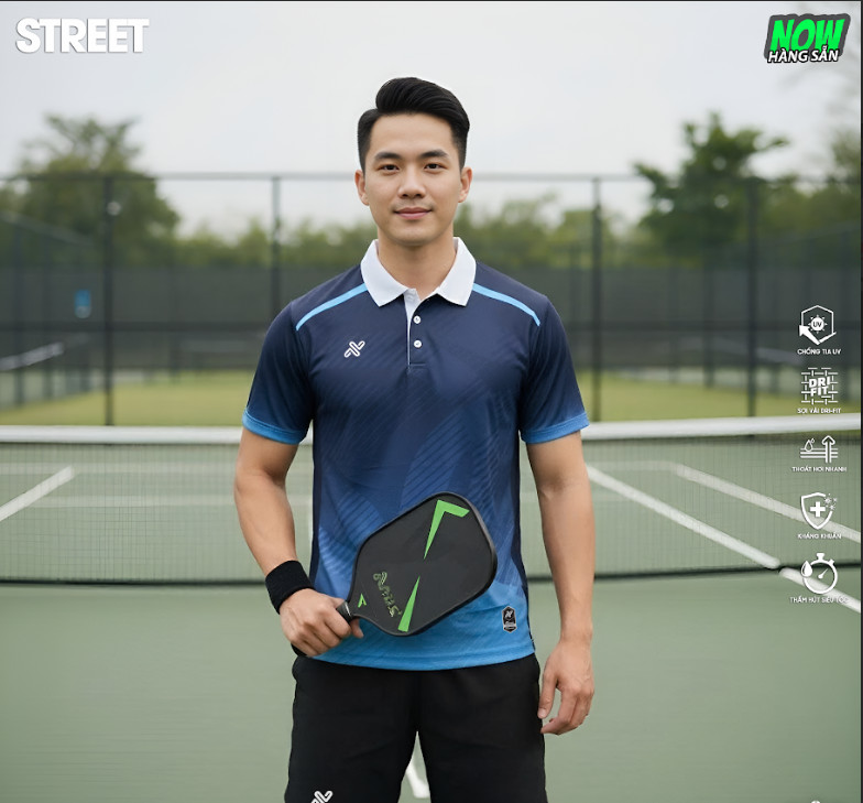 Áo polo pickleball thiết kế riêng – khẳng Định Đẳng cấp Độc bản