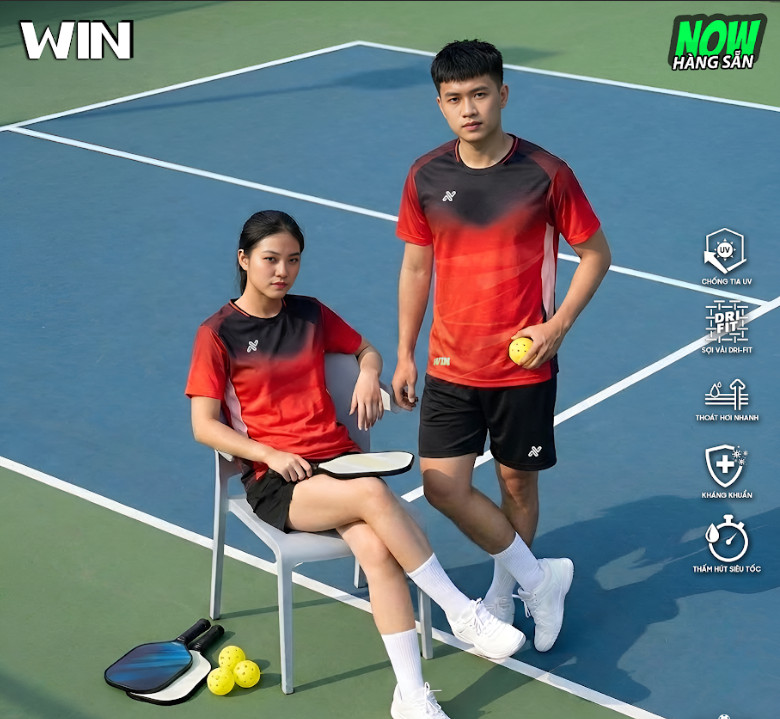 Áo pickleball nam cao cấp – bứt phá giới hạn, khẳng Định bản lĩnh trên sân Đấu