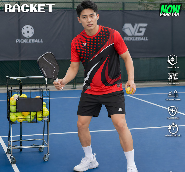 Áo pickleball nữ thun lạnh – mát lạnh, thoáng khí, bứt phá mọi trận Đấu (sao chép)