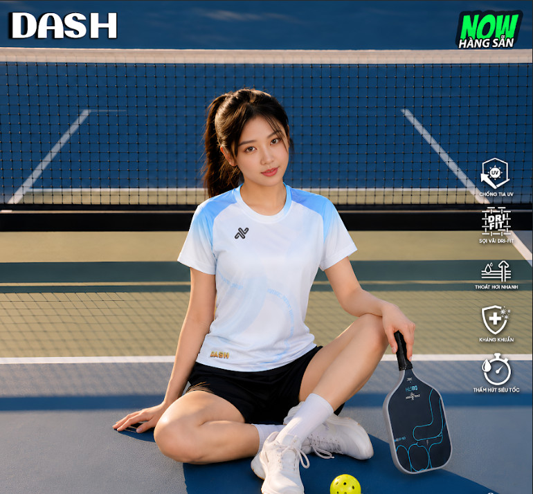 Áo pickleball nam theo yêu cầu – thiết kế Độc bản, thể hiện cá tính