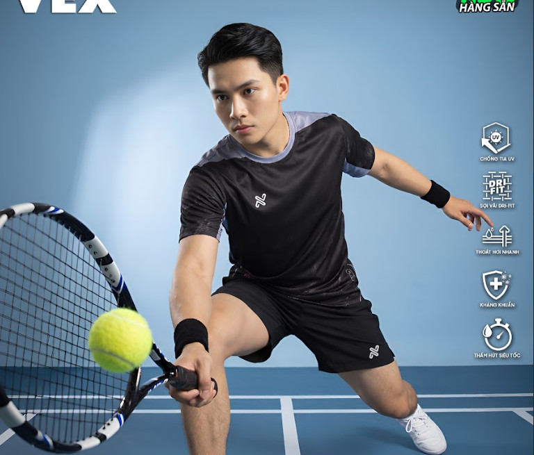 Áo thể thao tennis câu lạc bộ – xây dựng bản sắc, gắn kết Đội nhóm