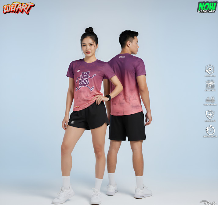 Áo thun chạy bộ shotgun (sao chép)