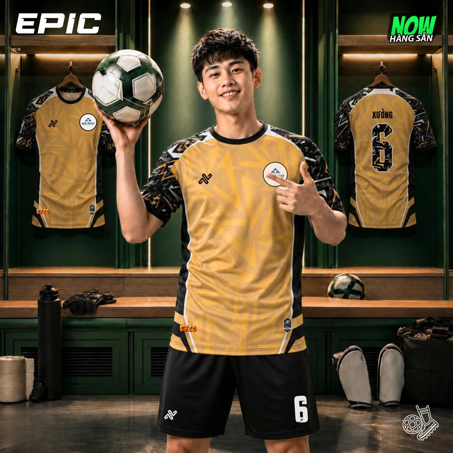 Xưởng đặt may Áo Thun Đồng Phục Cao Cấp Giá Rẻ TPHCM Áo bÓng ĐÁ " epic " hot 2026 (p3)