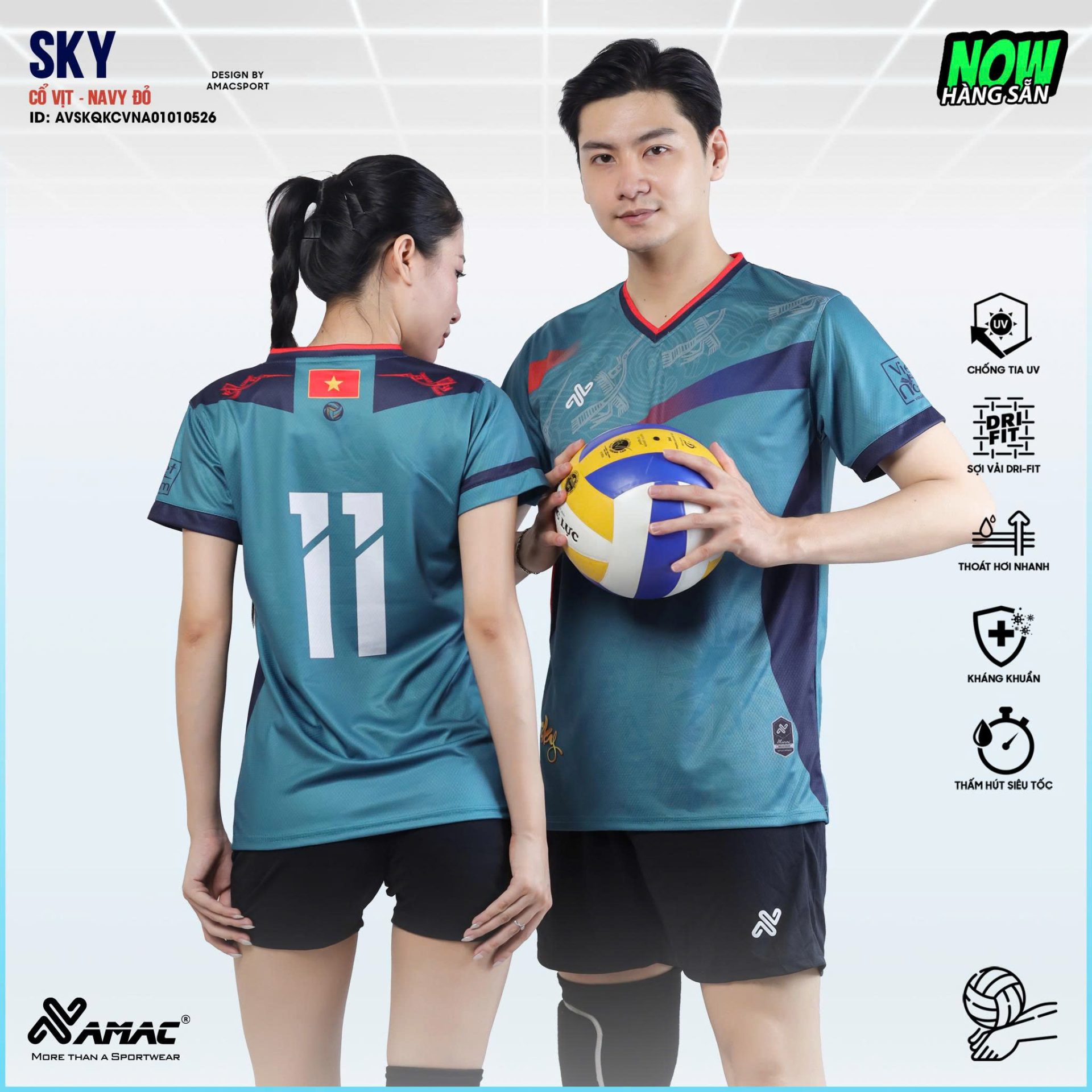 đồng phục bóng chuyền