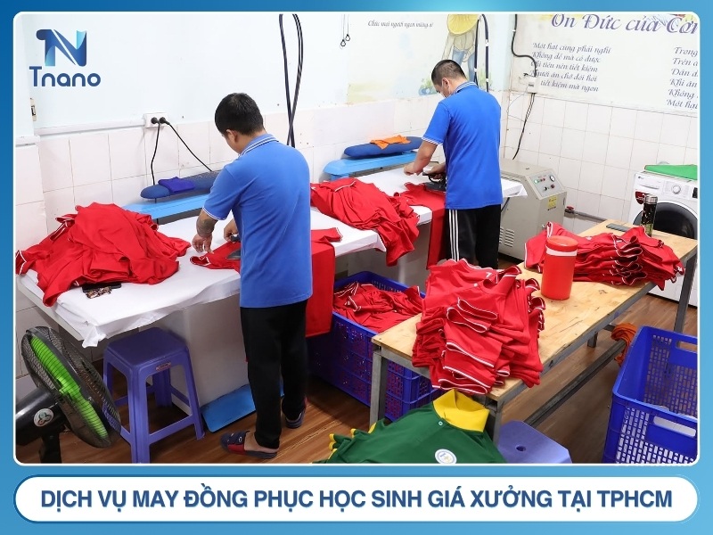 Dịch vụ may đồng phục học sinh giá xưởng tại TPHCM